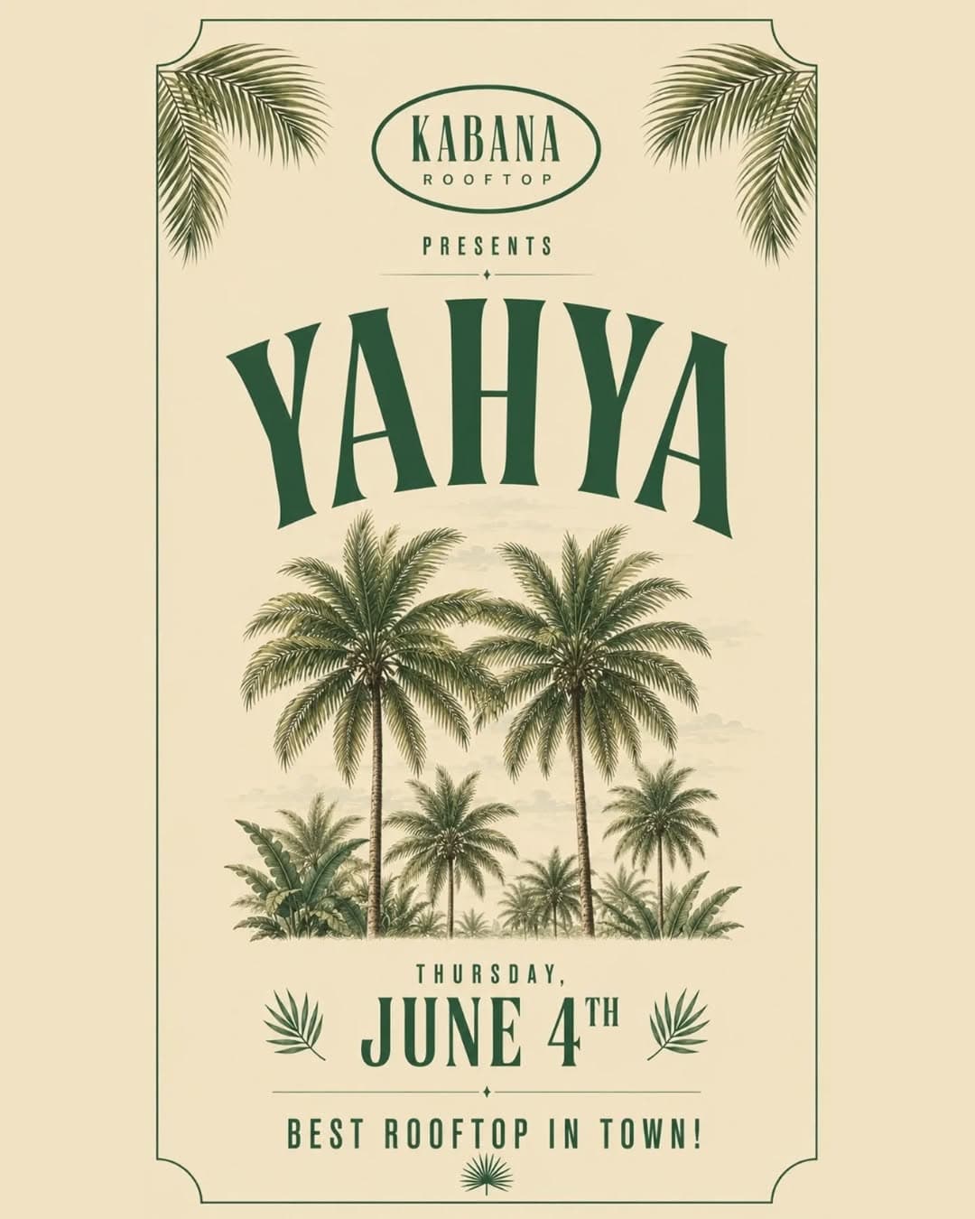 YAHYA at Kabana Rooftop
